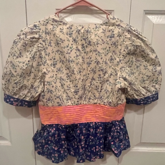 BNWT English Factory mixed media top - Picture 5 of 6